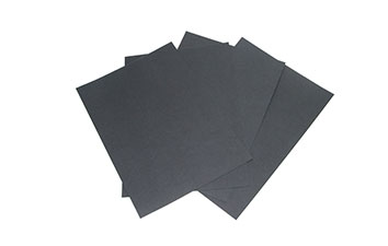 Black paper board with 100% virgin pulp